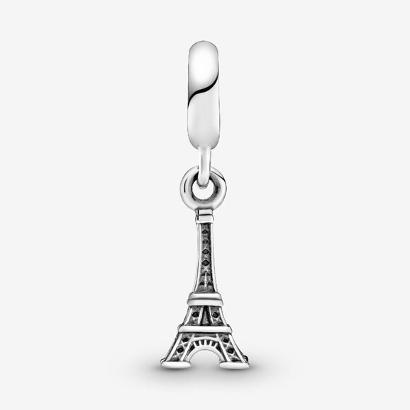 PANDORA Paris Eiffel Tower Dangle Charm Authentic Silver Travel Adventure Love - Picture 2 of 12